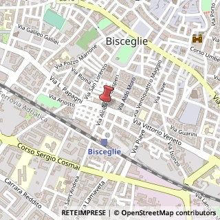 Mappa Via Petronelli Arc. Francesco, 76011 Bisceglie BT, Italia, 76011 Bisceglie, Barletta-Andria-Trani (Puglia)