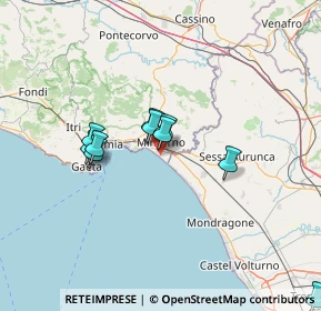 Mappa Via Pasquale Montanaro, 04026 Minturno LT, Italia (21.13769)