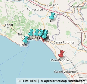 Mappa Via Pasquale Montanaro, 04026 Minturno LT, Italia (7.19909)