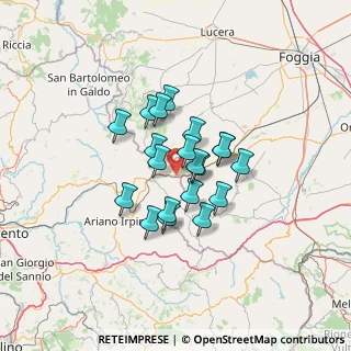 Mappa Zona PIP Località, 71020 Panni FG, Italia (9.702)