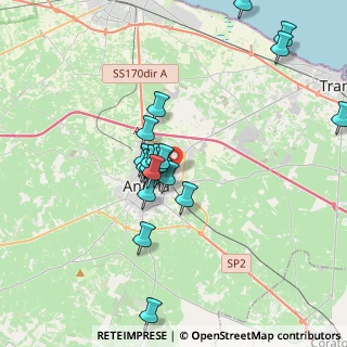 Mappa Via Federico Santacroce, 76123 Andria BT, Italia (3.557)