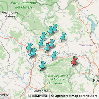 Mappa Via Caselle, 82037 Castelvenere BN, Italia (6.198)