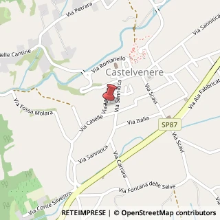 Mappa Via Caselle, 82037 Castelvenere, Benevento (Campania)