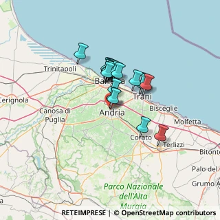 Mappa Via L. Luciani, 76123 Andria BT, Italia (9.771)