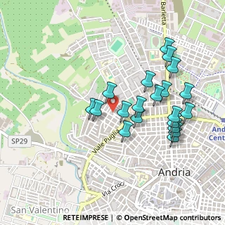 Mappa Via L. Luciani, 76123 Andria BT, Italia (0.489)