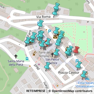 Mappa Piazza Lanzuisi, 04017 San Felice Circeo LT, Italia (0.05)