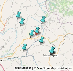 Mappa Via Vittorio Veneto, 83034 Casalbore AV, Italia (7.88273)