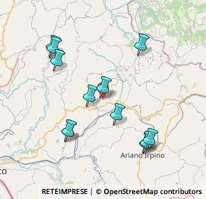 Mappa Via Vittorio Veneto, 83034 Casalbore AV, Italia (8.2575)