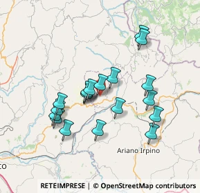 Mappa Via Vittorio Veneto, 83034 Casalbore AV, Italia (6.74842)