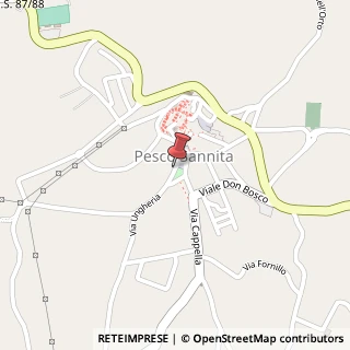 Mappa Piazza Umberto I, 21, 82020 Pesco Sannita, Benevento (Campania)
