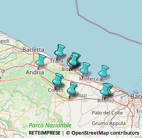 Mappa Via Pozzo Marrone, 76011 Bisceglie BT, Italia (10.185)