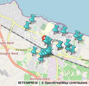 Mappa Via Pozzo Marrone, 76011 Bisceglie BT, Italia (0.861)