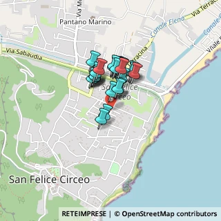 Mappa Viale Alcide de Gasperi, 04017 San Felice Circeo LT, Italia (0.26667)