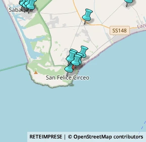 Mappa Viale Alcide de Gasperi, 04017 San Felice Circeo LT, Italia (5.85647)