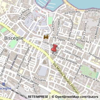 Mappa Via Giorgio Amendola, 16, 76011 Bisceglie, Barletta-Andria-Trani (Puglia)