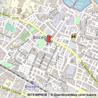 Mappa Piazza Vittorio Emanuele, 28, 76011 Bisceglie, Barletta-Andria-Trani (Puglia)