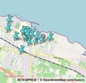 Mappa Via Vittorio Bachelet, 76011 Bisceglie BT, Italia (0.91267)