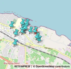 Mappa Via Vittorio Bachelet, 76011 Bisceglie BT, Italia (0.78231)