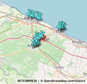 Mappa Str. Vicinale del Puro IV, 76125 Trani BT, Italia (5.69118)