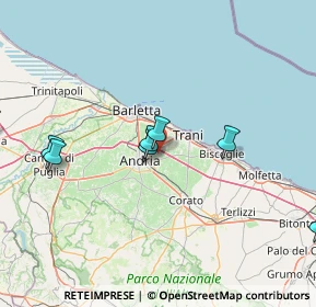 Mappa Str. Vicinale del Puro IV, 76125 Trani BT, Italia (28.34857)