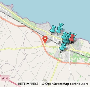 Mappa Via Kuwait City, 76011 Bisceglie BT, Italia (1.81929)
