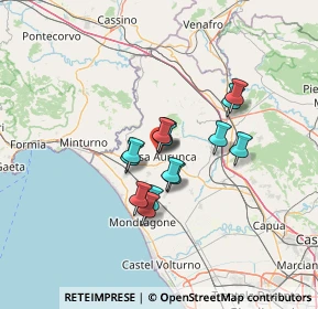 Mappa Via Giovanni Bruno, 81037 Sessa Aurunca CE, Italia (9.79286)