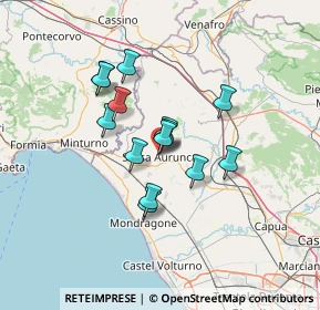 Mappa Via Giovanni Bruno, 81037 Sessa Aurunca CE, Italia (10.76786)