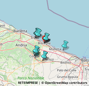 Mappa Via Minutillo V, 76011 Bisceglie BT, Italia (8.14867)