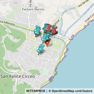 Mappa Via Achille, 04017 San Felice Circeo LT, Italia (0.27857)