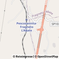Hartă Fragneto Monforte