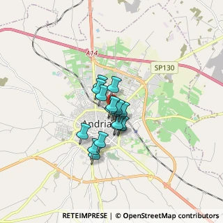 Mappa Via Tintoretto, 76123 Andria BT, Italia (1.01313)