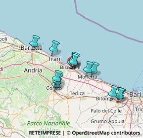 Mappa Cortile Limongella, 76011 Bisceglie BT, Italia (12.58154)