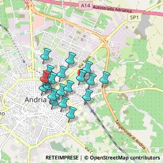 Mappa Viale Pier Paolo Pasolini, 76123 Andria BT, Italia (0.825)