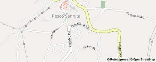 Mappa Pesco Sannita