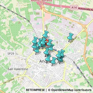 Mappa Via G. Mazzini, 76123 Andria BT, Italia (0.614)