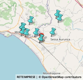 Mappa Casamare, 81037 Sessa Aurunca CE, Italia (6.37364)