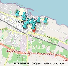 Mappa Via Cesare Fracanzano, 76011 Bisceglie BT, Italia (0.68727)