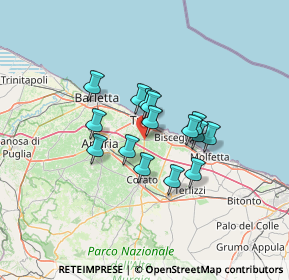 Mappa SP13, 76125 Trani BT, Italia (10.02267)