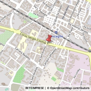 Mappa Corso Dottor Sergio Cosmai, 17, 76011 Bisceglie, Barletta-Andria-Trani (Puglia)