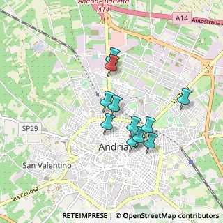 Mappa Via Aurelio Saffi, 76123 Andria BT, Italia (0.76)