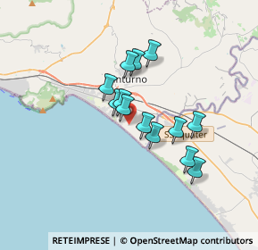 Mappa Via Monte D'Argento, 04026 Minturno LT, Italia (2.74231)