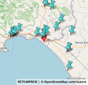 Mappa Via Monte D'Argento, 04026 Minturno LT, Italia (9.164)