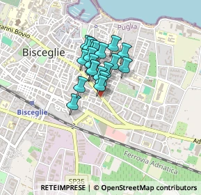 Mappa Via dei Falconi, 76011 Bisceglie BT, Italia (0.2795)