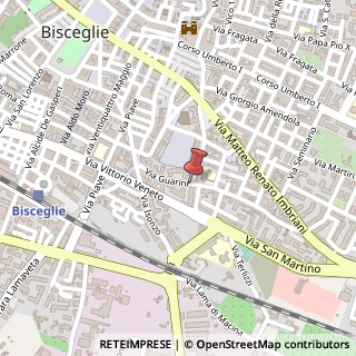 Mappa Via Guarini, 36, 70052 Bisceglie, Barletta-Andria-Trani (Puglia)