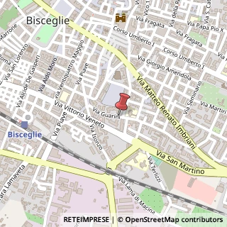 Mappa Via Guarini,  32, 70052 Bisceglie, Barletta-Andria-Trani (Puglia)