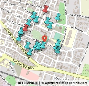 Mappa Via Martiri di Via Fani, 76011 Bisceglie BT, Italia (0.2235)