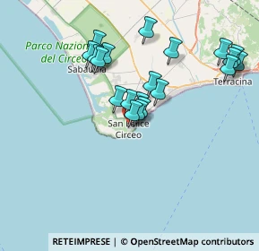 Mappa Via del Pignolo, 04017 San Felice Circeo LT, Italia (7.343)