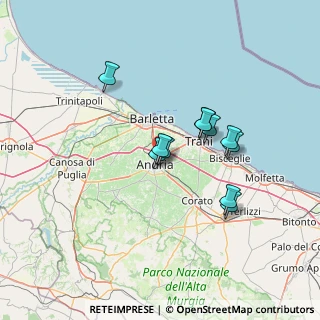Mappa Via Omero, 76123 Andria BT, Italia (11.59636)