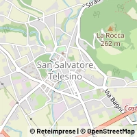 Mapa San Salvatore Telesino