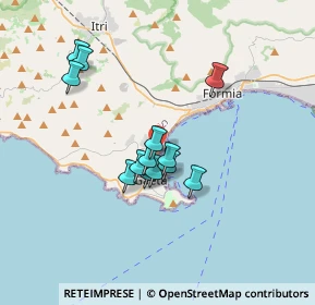 Mappa 6 Lungo Mare Caboto Giovanni, 04024 Gaeta LT, Italia (2.95692)